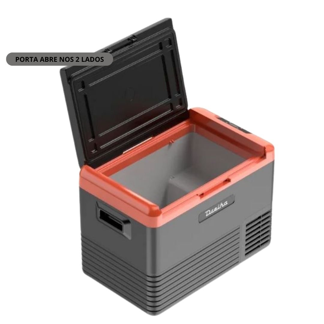 Geladeira Portátil Automotiva Dreiha 40 Litros Black